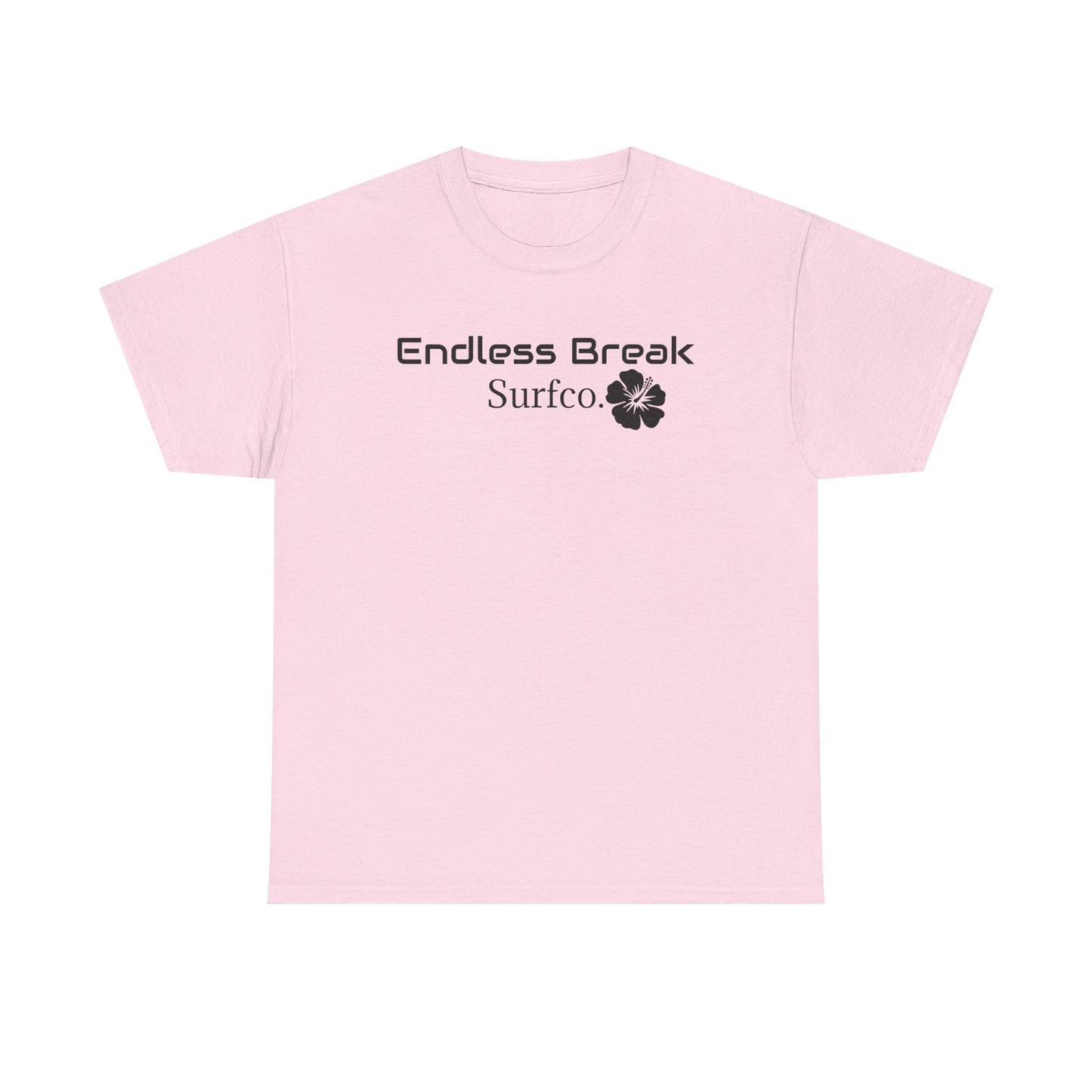 Endless Break Surf Co. Unisex Heavy Cotton Tee | Beach Vibes, Summer Apparel, Casual Wear, Surfing Gift, Adventure Tee