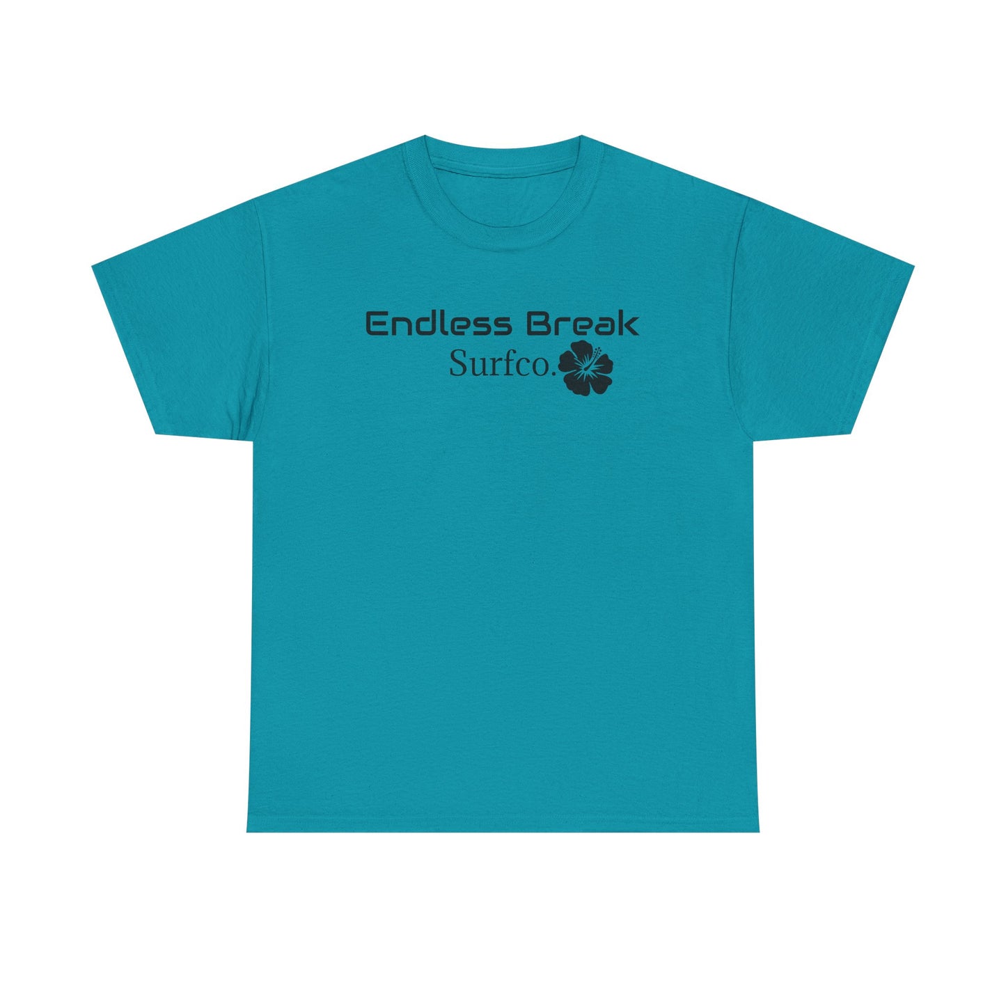 Endless Break Surf Co. Unisex Heavy Cotton Tee | Beach Vibes, Summer Apparel, Casual Wear, Surfing Gift, Adventure Tee