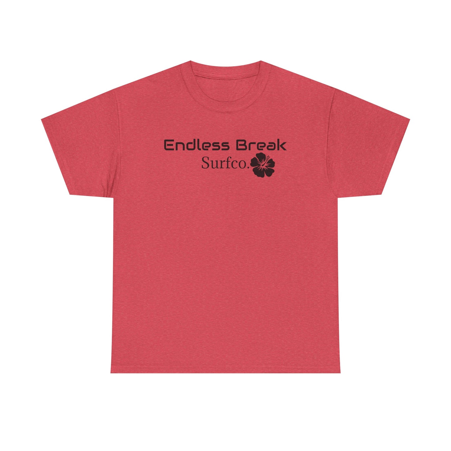 Endless Break Surf Co. Unisex Heavy Cotton Tee | Beach Vibes, Summer Apparel, Casual Wear, Surfing Gift, Adventure Tee