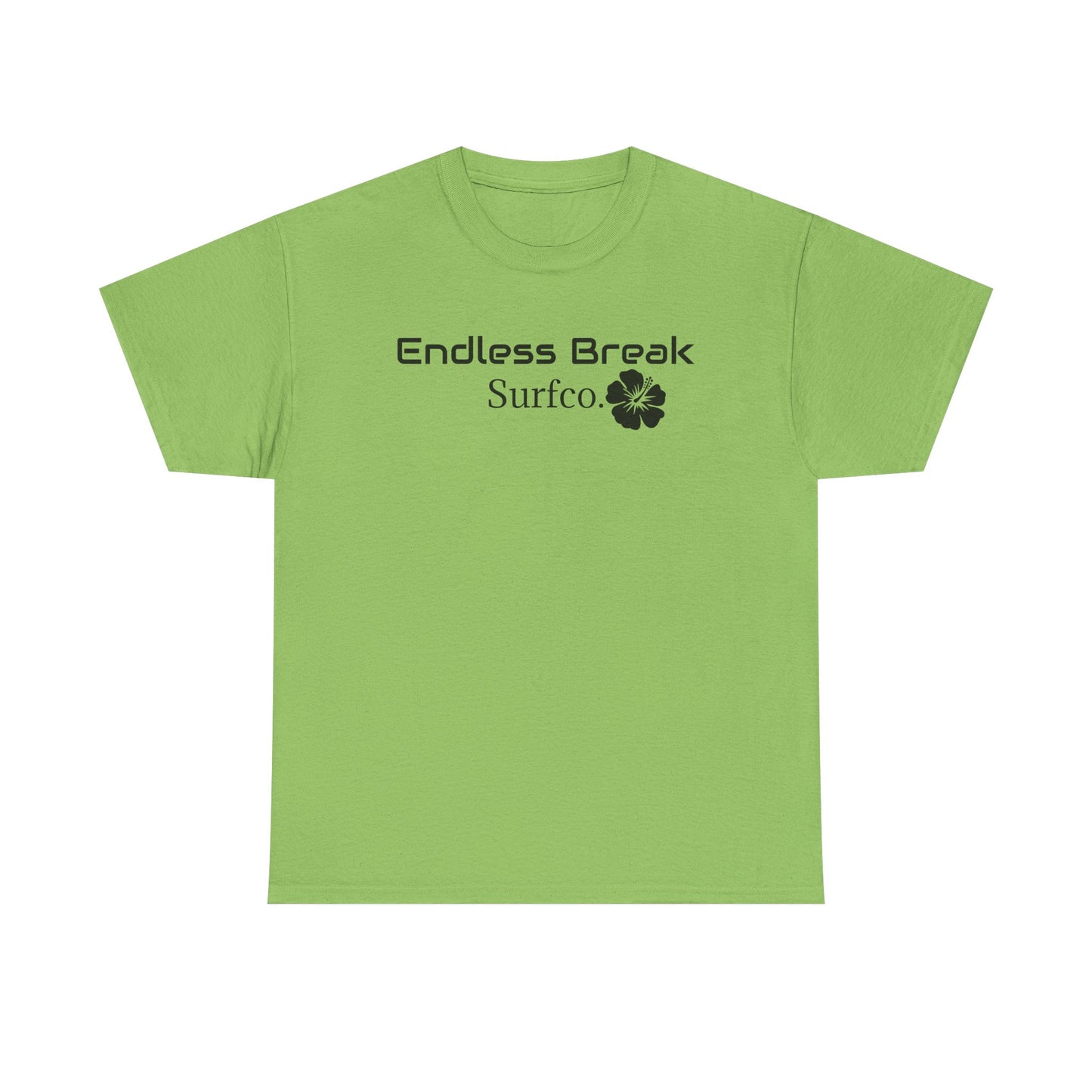 Endless Break Surf Co. Unisex Heavy Cotton Tee | Beach Vibes, Summer Apparel, Casual Wear, Surfing Gift, Adventure Tee